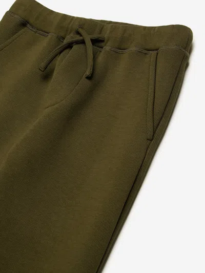 Dsquared2 Tapered-leg Cotton Track Pants In Green