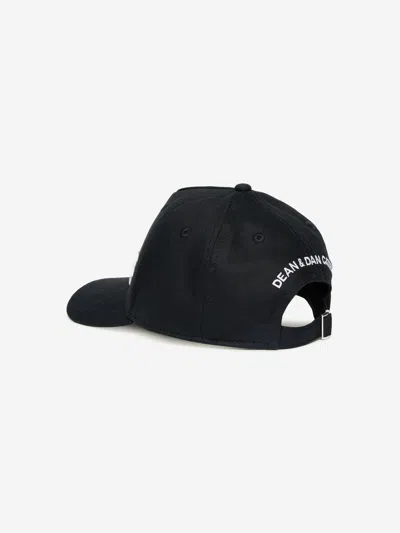 Dsquared2 Baseball Cap With Icon Patch In Black