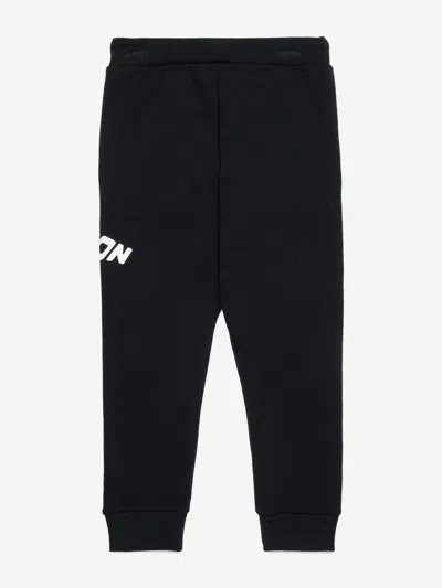 Dsquared2 Icon Cotton Track Pants In Black