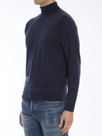 John Smedley Cherwell Pullover In Blue