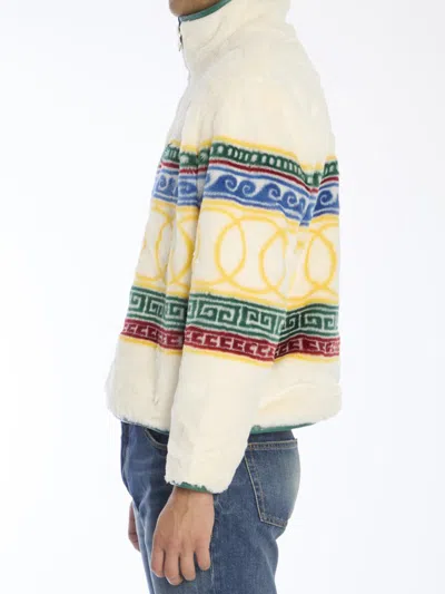 Casablanca Les Anneaux Pullover Jacket In Multicolor