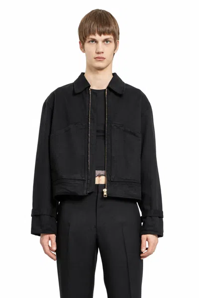 Stockholm Surfboard Club Man Black Jackets In Black