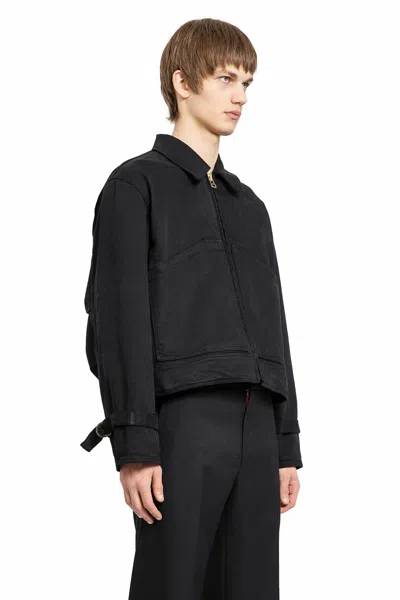 Stockholm Surfboard Club Man Black Jackets In Black