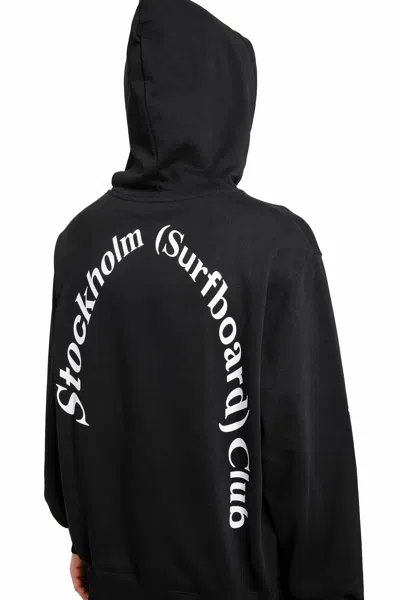 Stockholm Surfboard Club Felpa Con Cappuccio Bjorn In Black