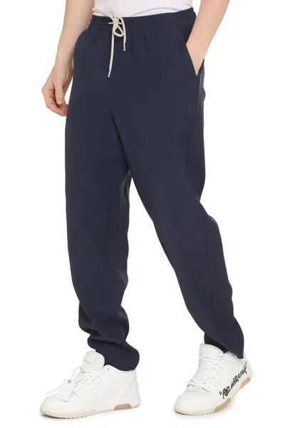 Department Five Department 5 Brewery Cotton Blend Trousers In Blue