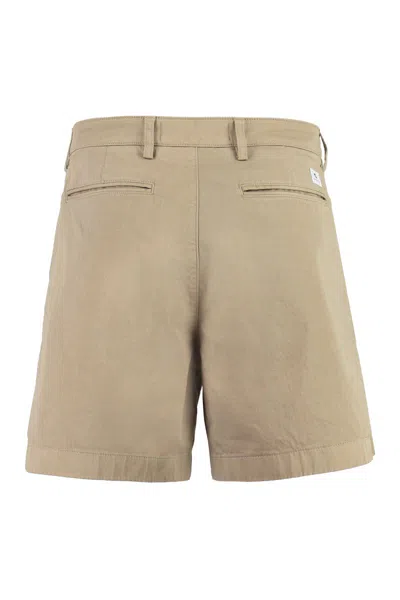 Department Five Logo-patch Bermuda Shorts In Beige