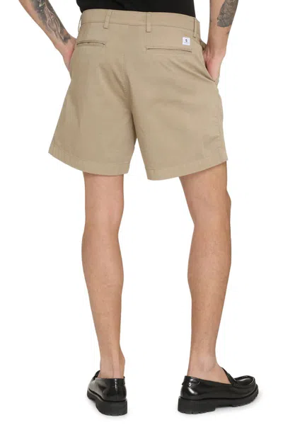 Department Five Logo-patch Bermuda Shorts In Beige
