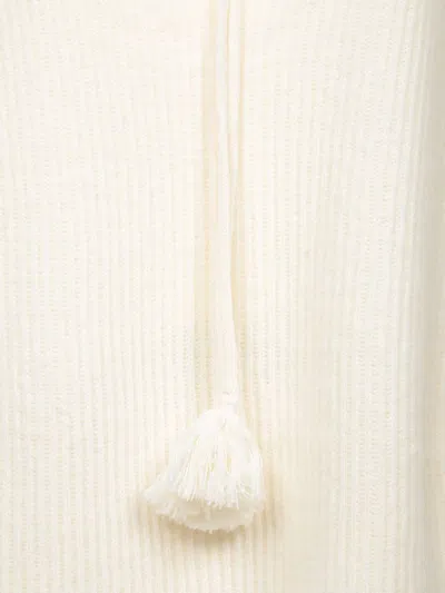 Golden Goose Journey Ws Knit Raglan Sleeves Sweater In White