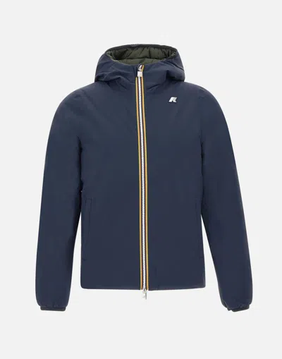 K-way Reversible Stripe-detail Jacket In Blue