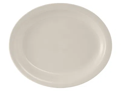 Tuxton Nevada Oval Platter 13-3/4"x11-1/4" Matching Homer Laughlin, 12 Pieces