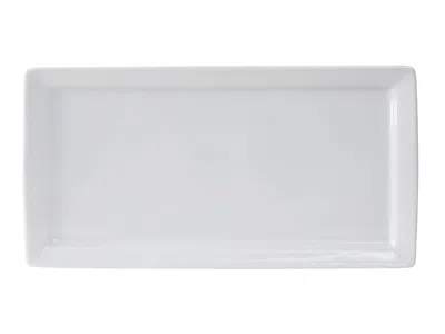 Tuxton Santorini Rectangular Plate 15-1/2"x8", 6 Pieces
