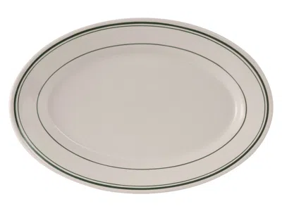 Tuxton Green Bay Oval Platter 15-3/4"x11", 6 Pieces