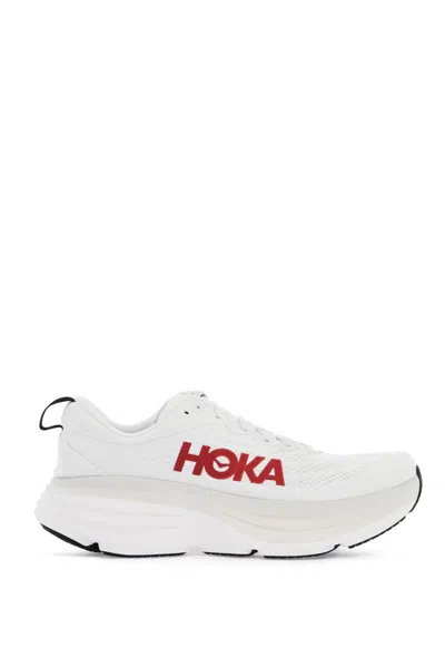 Shop Hoka Bondi 8 Sneakers In White