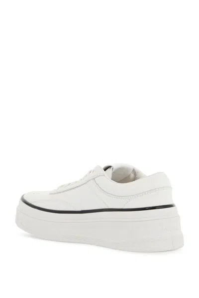 Jil Sander Leather Sneakers For Everyday In Multi