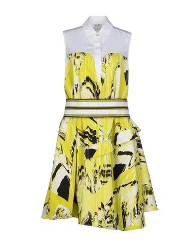 Shop Kenzo Short Dresses In Yellow