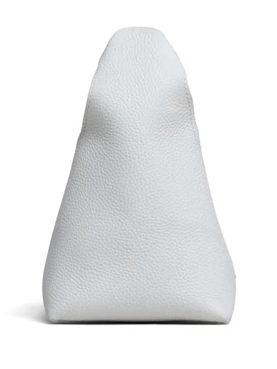 Marc Jacobs Silhouette And Textured Leather Handbag In White