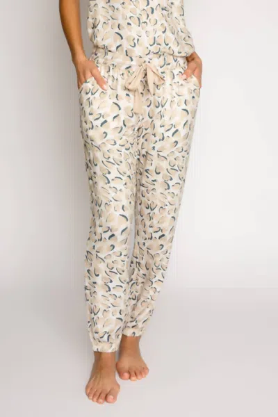 Pj Salvage Wild About You Jogger In Oatmeal In Multi