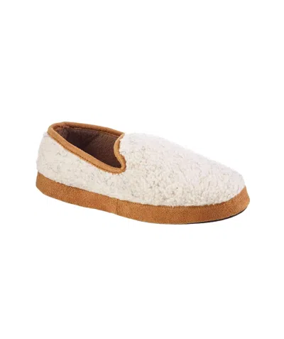 Isotoner Men's Recycled Berber Rhett Loafer In Oatmeal Heather In White