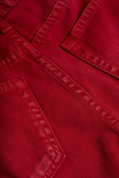 L Agence Jones Stovepipe Jean In Carmine