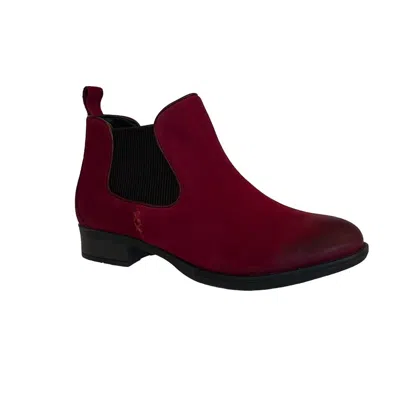 Salvia Women's Petra Boots In Rhubarb In Black