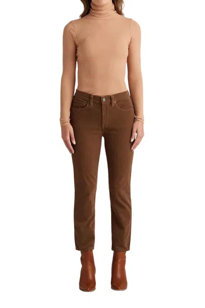 Edwin Bree Corduroy Pant In Driftwood In Brown