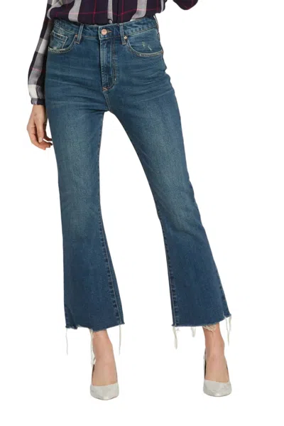 Dear John Denim Kentfield Veronica Jeans In Dark Blue In Blue