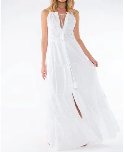 Taj By Sabrina Crippa Thira Dress In White In White
