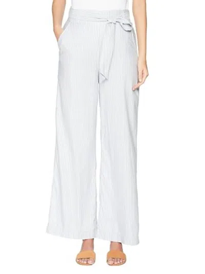 Baldwin Simone Faded Stripe Pant In White