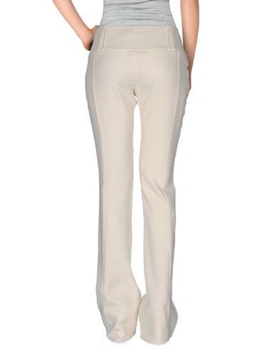 Shop Just Cavalli Casual Pants In Ivory