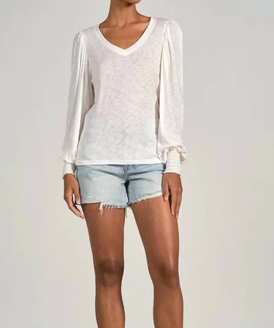 Shop Elan Saxon Shirt In White