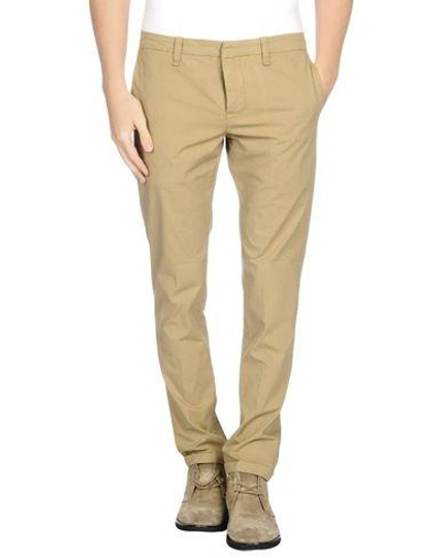 Shop Dondup Casual Pants In Sand