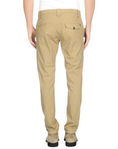 Shop Dondup Casual Pants In Sand