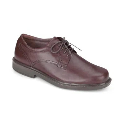 Sas Men's Ambassador Lace Up Oxford Shoes - Double Wide Width In Brown In Black