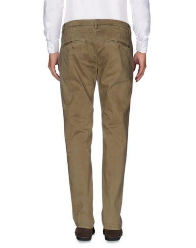 Shop Dondup Casual Pants In Military Green