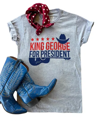 Oliver & Otis Women's King George Tee In Grey In Grey