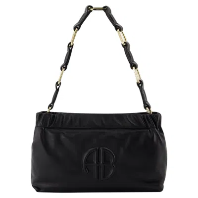 Shop Anine Bing Kate Small Shoulder Bag -  - Leather - Black