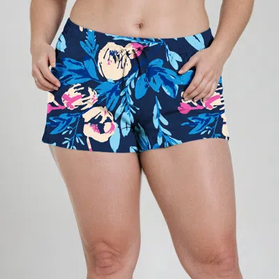 CALYPSA WOMEN'S PLUS 2"-3" BOARD SHORTS - PATTERNS 