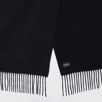 Saint Laurent Scarf In Black