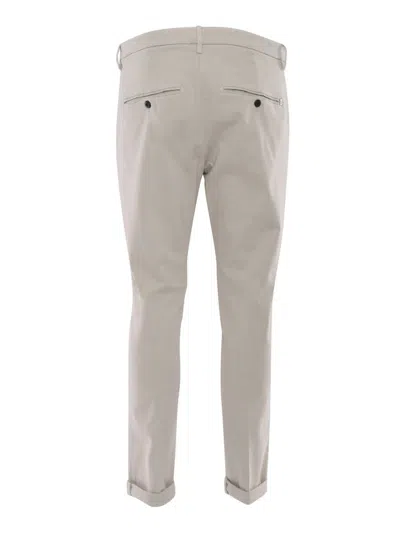 Dondup Trousers Back Pockets Belt Loops Side Pockets In Beige