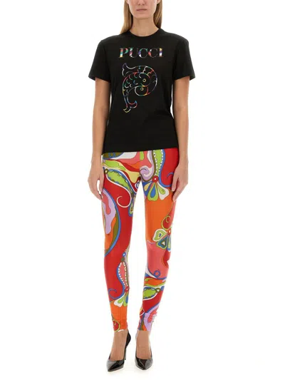 PUCCI PUCCI T-SHIRT WITH LOGO 