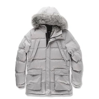 Jordan Craig Men's Fargo Fur Lined Parka 2.0 Jacket In Light Grey In Grey