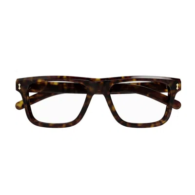 Gucci Demo Rectangular Men's Eyeglasses Gg0006oan 001 55 In 002 Havana