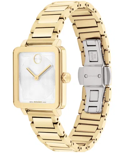 Movado Bold Evolution 2.0 Square Watch, 28mm X 26mm In Gold-tone