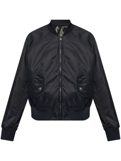 Balmain Logo-embroidered Bomber Jacket In Animal Print