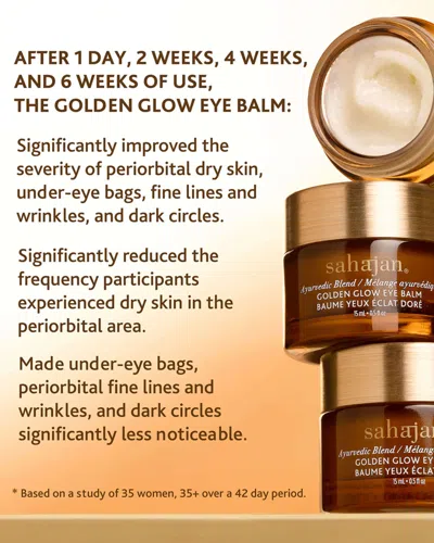 Sahajan Golden Glow Eye Balm