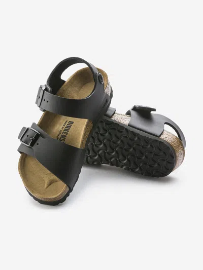 Birkenstock Boys Sandals Eu 33 Uk 1 Black In Black