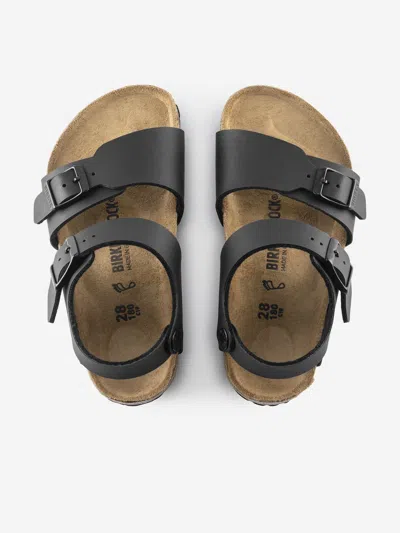 Birkenstock Boys Sandals Eu 33 Uk 1 Black In Black