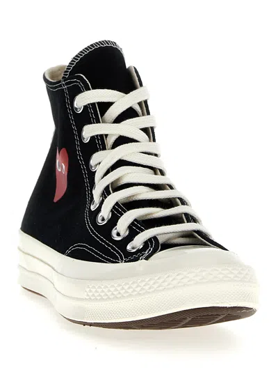 Comme Des Garçons Play Play Converse Cotton High Sneakers