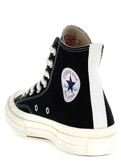 Comme Des Garçons Play Play Converse Cotton High Sneakers