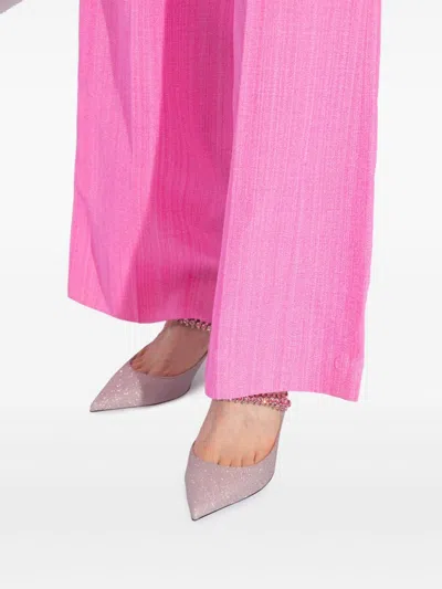 Jimmy Choo Bing 65 Glittered Leather Mules